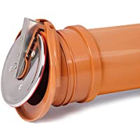 Los mejores  - Pvc auto válvula de retención de tapa de plástico fin de activar remanso drenaje 160mm